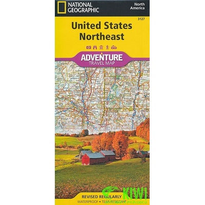 Adventure Map United States, Northeast