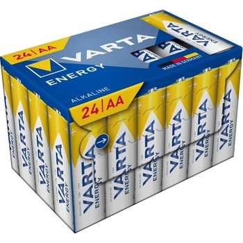 VARTA energy батерия с дълъг живот aa, алкална, 24 бр. в опаковка 04106229234 (04106229234)