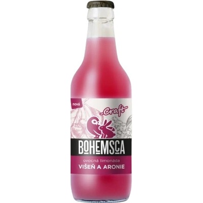 Bohemsca CRAFT limonáda Višeň a Aronie 15 x 330 ml