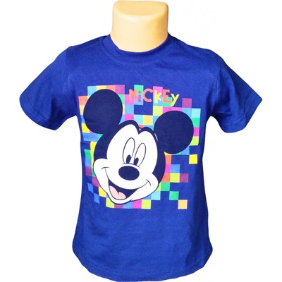 Cottonland chlapecké tričko MICKEY krátký rukáv modrá
