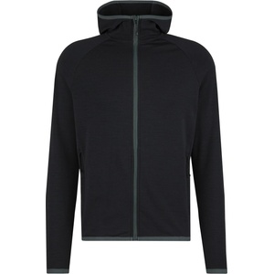 Heber Peak Мъжко вълнено яке Heber Peak MerinoBlend SaplingHe. Zip Hoody Zip-up hoodie - Black (005-5610-0111)