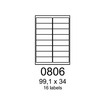 Rayfilm R01000806F biele A4 1000 list.