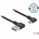 Delock EASY-USB 2.0 кабел Тип A щепсел - EASY-USB Micro-B щепсел, извит