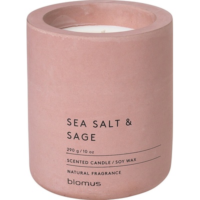 Blomus Vonná sviečka FRAGA ⌀ 9 cm, Morská soľ & Sage