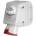 SCAME Промишлен контакт с ключ 0/I 3P+Е 32A IP44 серия Optima модел Combi (513.3256TS)
