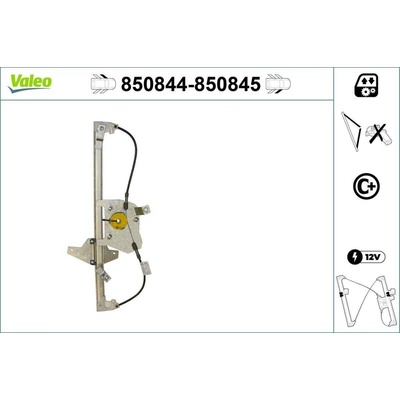 Zvedací zařízení oken VALEO 850845