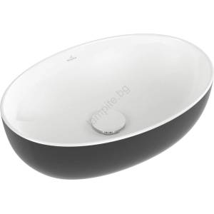 Villeroy & Boch 438848BCT8 - Вграден умивалник ARTIS 48 x 32, 5 см керамика/черен (VB0022) Мивка за вграждане