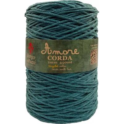 Borgo de Pazzi Amore CORDA 2mm Petrol 905