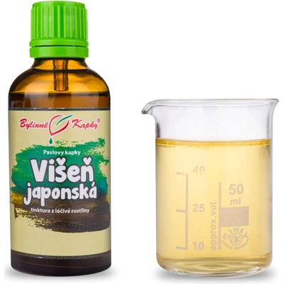 Bylinné kapky Pavlovy Višeň japonská TCM tinktrura 50 ml
