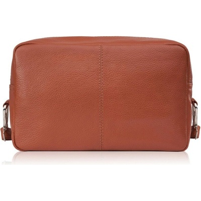 Paolo Peruzzi Světle hnědá dámská kožená crossbody kabelka Martyna