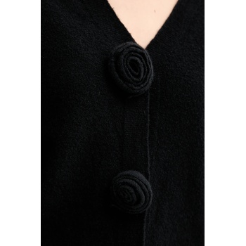 Liviana Conti Жилетка с вълна Liviana Conti в черно L5WG01 (L5WG01)