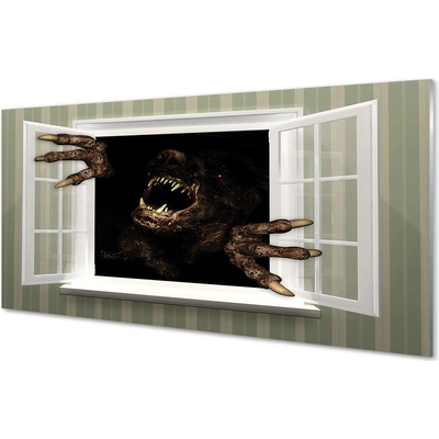 Obraz plexi Okno hrozná forma 100x50 cm