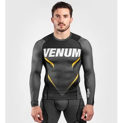 VENUM Рашгард Venum One FC Impact Grey/Yellow - XXL