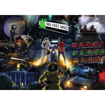 Ravensburger - Puzzle Back to the Future - 1 000 piese