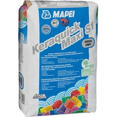 Mapei KERAQUICK MAXI S1 - cementové lepidlo - Biela, 23kg