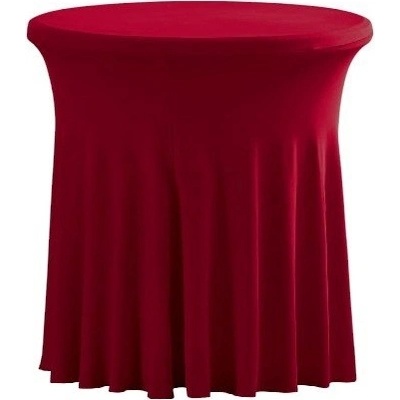 TENTino Elastický ubrus SKIRTING na kavárenský nízký stůl 80 cm VÍCE BAREV