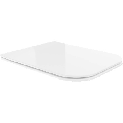 Mexen Madox бавно спускаща се тънка дъска, дуропласт, бял гланц - 39154000 (39154000)