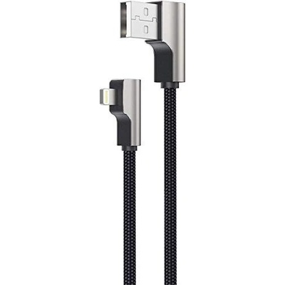 Aukey CB-AL01 Quick Charge Lightning-USB, 2m, černý