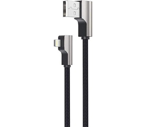 Aukey CB-AL01 Quick Charge Lightning-USB, 2m, černý