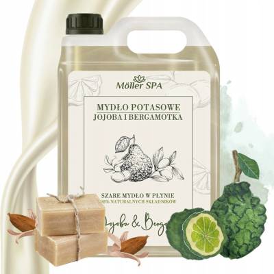 Möller SPA tekuté mýdlo potašové jojoba a bergamot 5000 ml