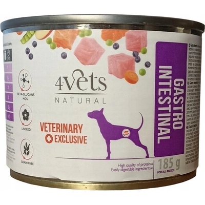 4Vets Natural Veterinary Exclusive Gastro Intestinal 185 g