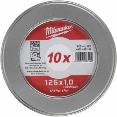 Milwaukee řezací kotouč 125 x 1 x 22,2 mm 4932478998 10 ks