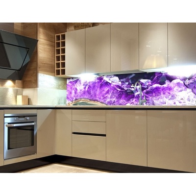 Dimex KI260-065 Samolepící fototapeta do kuchyně Amethyst rozměry 260 x 60 cm