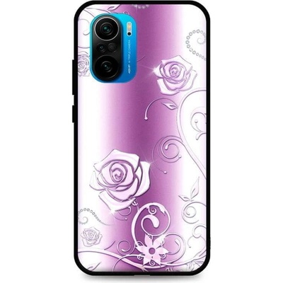 Pouzdro TopQ Xiaomi Poco F3 silikon Abstract Roses