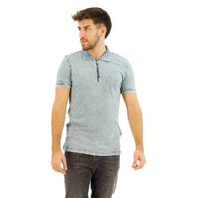 Smith short sleeve polo - Blue (Denim)