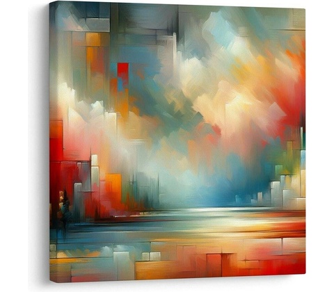 Obraz dynamická abstrakce - 50x50