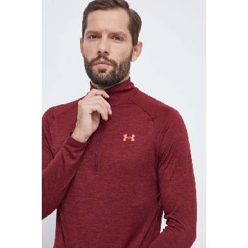 Under Armour Суичър за трениране Under Armour Tech 2.0 в бордо с меланжов десен (1328495)