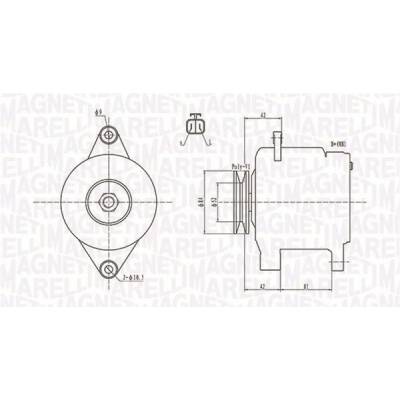 generátor MAGNETI MARELLI 063731615010