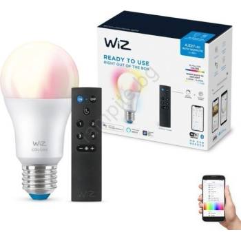Philips LED RGBW Димируема крушка A60 E27/8, 5W/230V 2200-6500K CRI 90 Wi-Fi + д. у. - WiZ (WI0151)