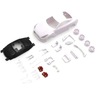 Bodyshell Nissan GT-R R35 Mini-Z + AWD Rims White Body