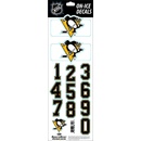 Sportstape ALL IN ONE HELMET DECALS - PITTSBURGH PENGUINS