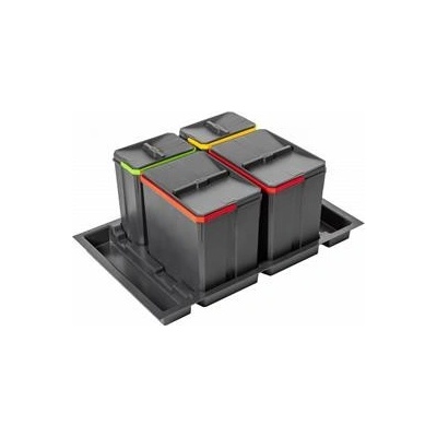 GTV Koše pro oddělení AxiSpace, pro šířku zásuvky 2X15L, 2X7L