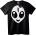 NOONEBRAND Тениска Мистериозно Лице - 2XL, Black
