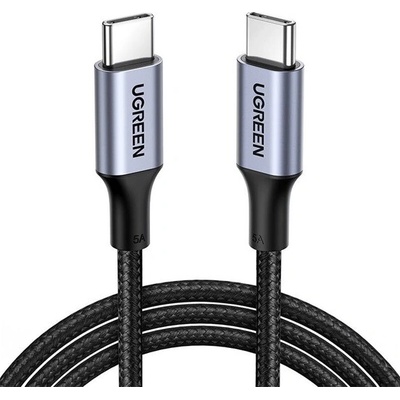Ugreen 90120 USB typu C - USB typ C Napájanie 100W rýchle nabíjanie FCP 5A, 3m, sivý