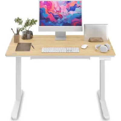 SENSE7 NEWAI biela-bambus 120 x 60cm