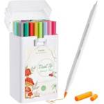 Ohuhu Арт маркери двувърхи Brush & Fineliner 40 цвята