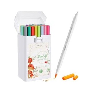 Ohuhu Арт маркери двувърхи Brush & Fineliner 40 цвята