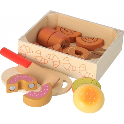 Bigjigs Toys krájení pečiva v krabičce