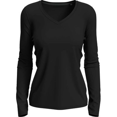 Stedman stretch-t long sleeve st9720 / Дамска тениска с дълъг ръкав - черна xs (st9720bloxs)