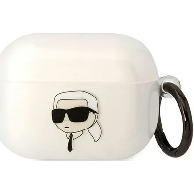 Karl Lagerfeld прозрачен калъф за AirPods Pro Karl`s Head (KLAPHNIKTCT)