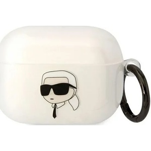 Karl Lagerfeld прозрачен калъф за AirPods Pro Karl`s Head (KLAPHNIKTCT)