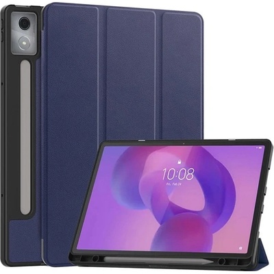 Lenovo Idea Tab Pro GIGAPACK Tok стоящ, с кожен ефект, активен FLIP, моливник, СИНЬО GP-168537 (GP-168537)