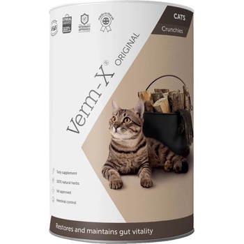 Verm-X Přírodní granule proti střevním parazitům pro kočky 60 g