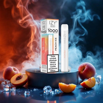 IZY one+ Peach Ice 18 mg 1000 poťahov