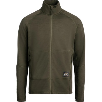 Lundhags Мъжко вълнено яке Lundhags Tived Merino Full Zip Merino jacket - Forest Green (005-6064-0312)