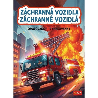 Omaľovánky Záchranné vozidlá 20 x 27,5 cm